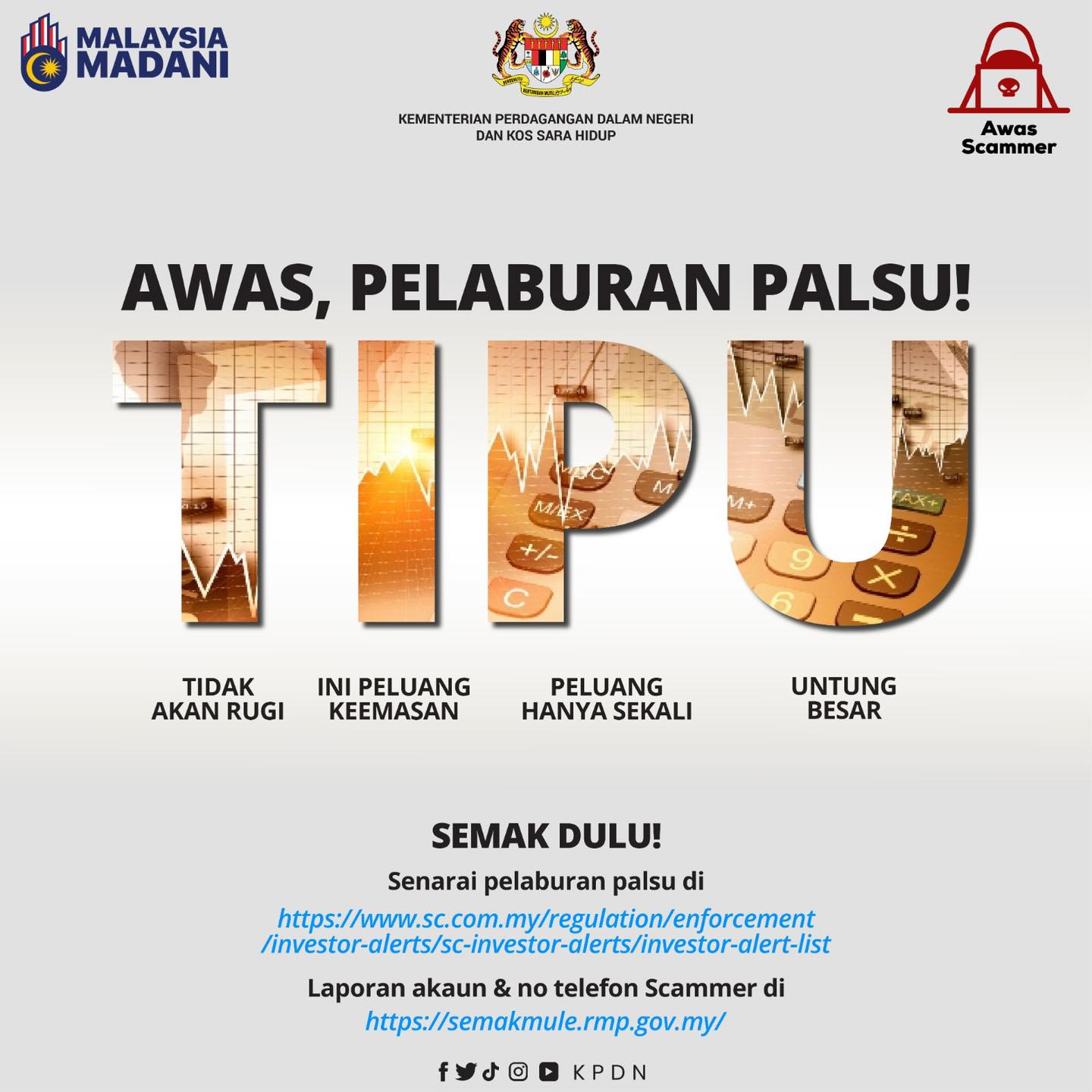 AWAS PELABURAN PALSU