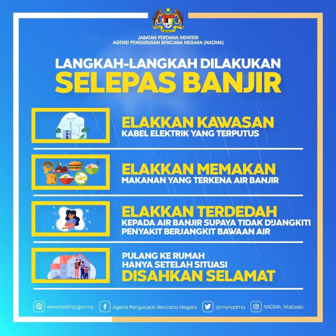 LANGKAH LANGKAH DILAKUKAN SELEPAS BANJIR