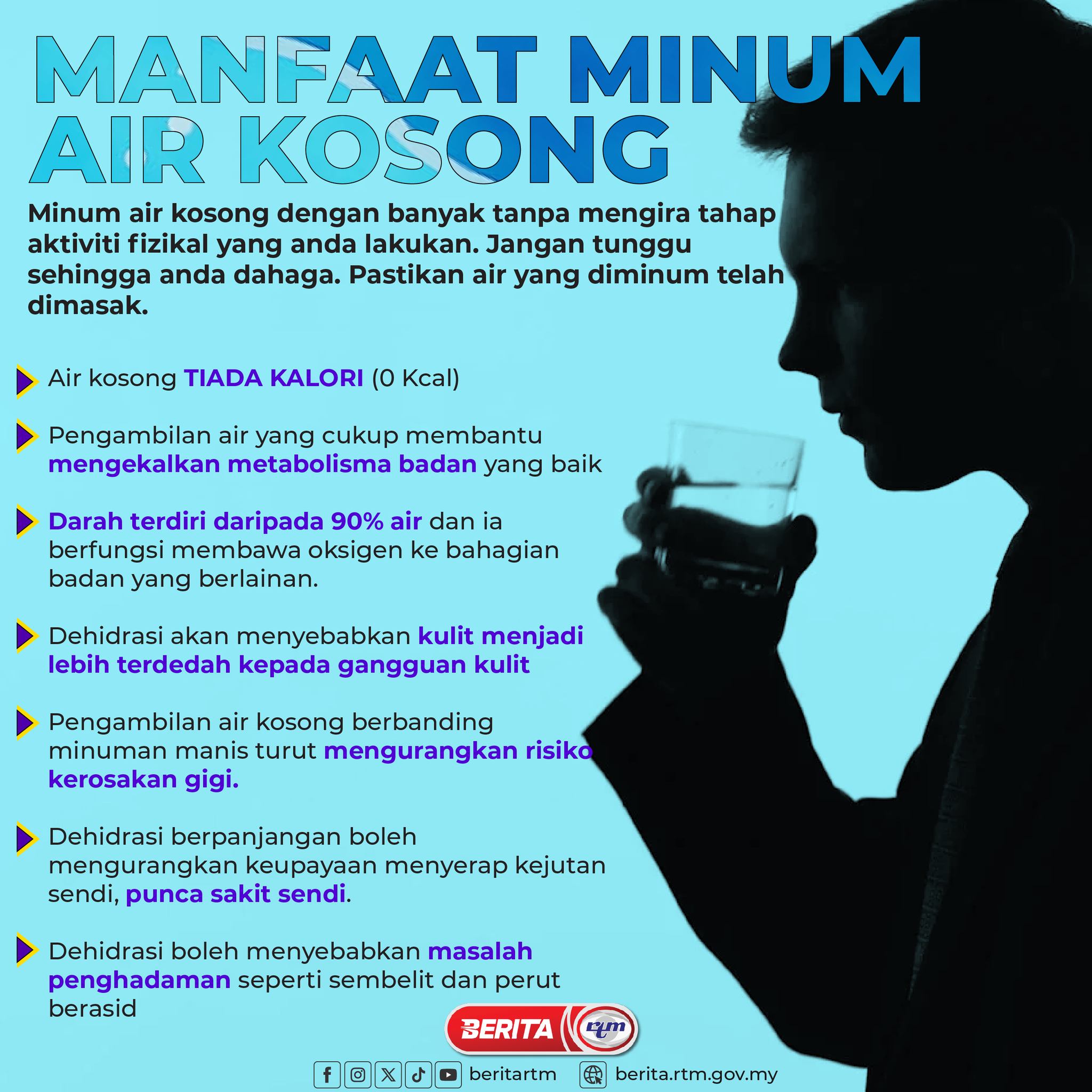 MANFAAT MINUM AIR KOSONG