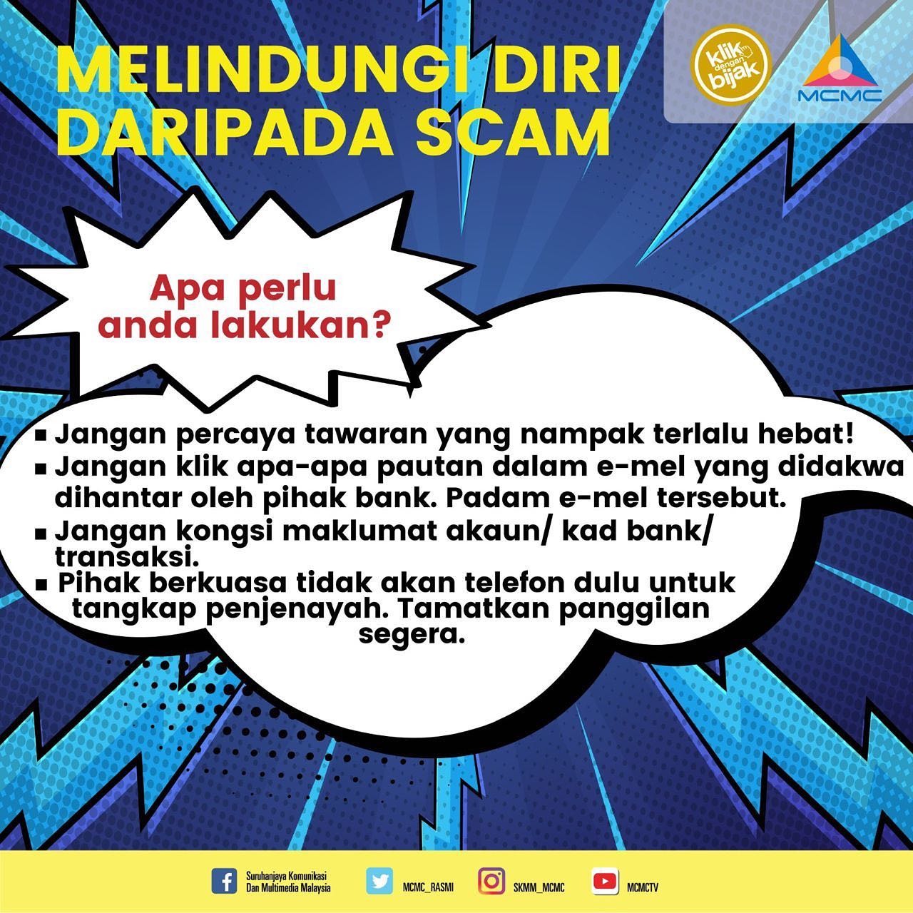 MELINDUNGI DIRI DARIPADA SCAM