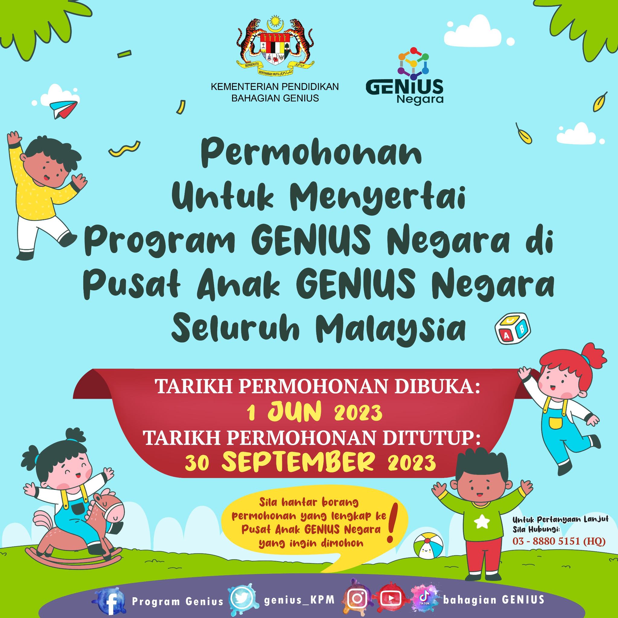 PERMOHONAN PROGRAM GENIUS NEGARA