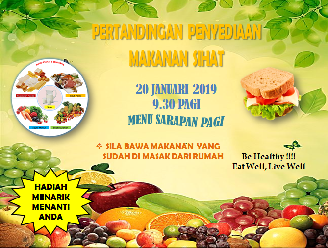 poster makanan sihat