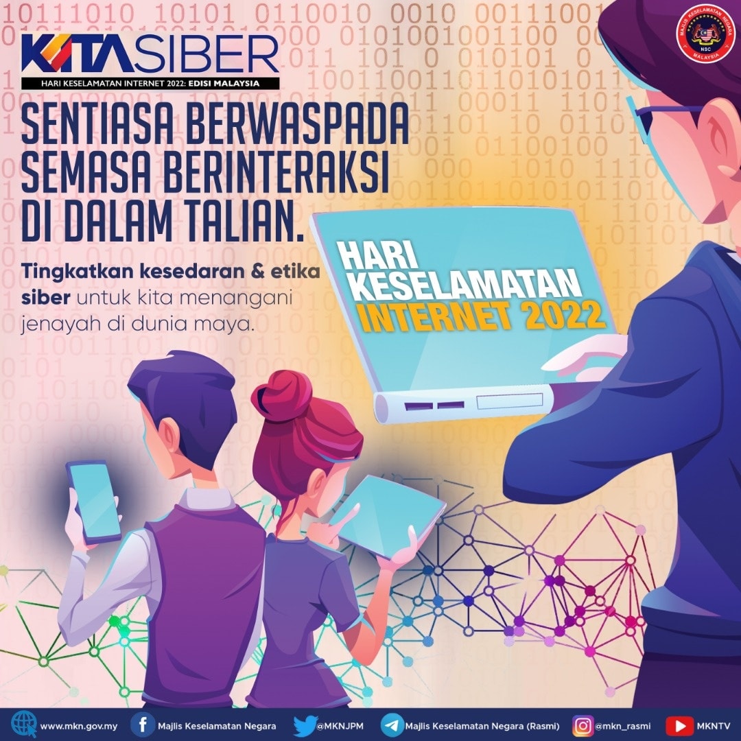 SENTIASA BERWASPADA SEMASA BERINTERAKSI DALAM TALIAN