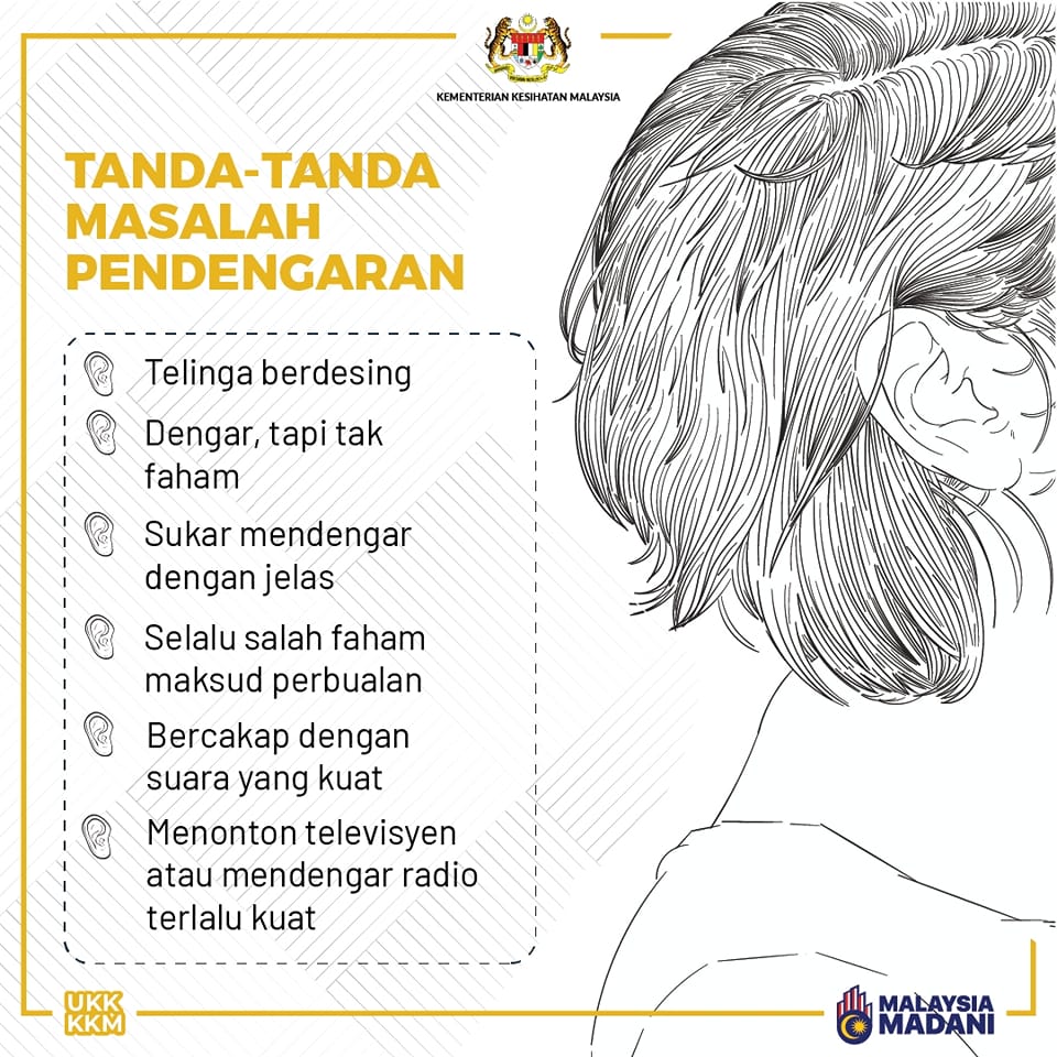 TANDA TANDA MASALAH PENDENGARAN